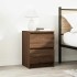 Mueble de TV de madera de roble marrón 40x35x54