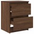 Mueble de TV de madera de roble marrón 40x35x54