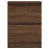 Mueble de TV de madera de roble marrón 40x35x54