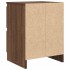 Mueble de TV de madera de roble marrón 40x35x54