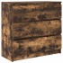 Aparador roble ahumado 80x35x76 cm madera de