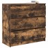 Aparador roble ahumado 80x35x76 cm madera de
