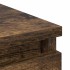 Aparador roble ahumado 80x35x76 cm madera de