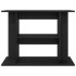 Soporte para acuario de madera de roble negro 80x35x60