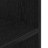 Soporte para acuario de madera de roble negro 80x35x60