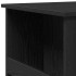 Mesa bar con estante almacenaje roble negro 102x50x103,5