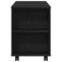 Mueble TV ruedas madera ingeniería roble negro
