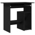 Escritorio roble negro 80x45x74 cm madera de