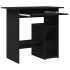 Escritorio roble negro 80x45x74 cm madera de