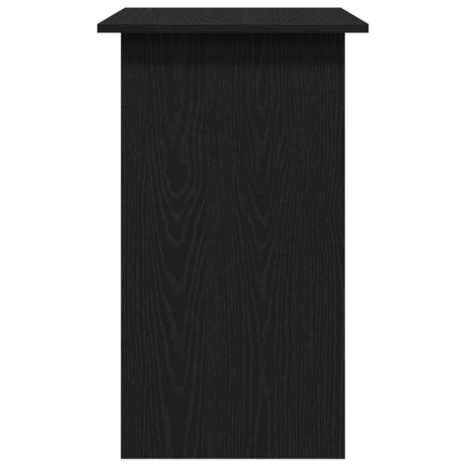 Escritorio roble negro 80x45x74 cm madera de