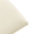 Tumbona plegable color crema 175x54x8,5 cm Tejido