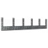 Cesta de gaviones forma de U 6 postes de hierro 620x20x150