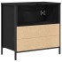 Mueble de baño con lavabo negro 60x34,5x60
