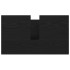 Mueble de baño con lavabo negro 60x34,5x60