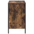 Mueble de baño con lavabo y cajones roble ahumado 60x34,5x60
