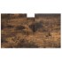 Mueble de baño con lavabo y cajones roble ahumado 60x34,5x60