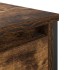 Mueble de baño con lavabo y cajones roble ahumado 60x34,5x60