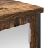 Mueble de baño de pared con espejo roble ahumado 60x21x60