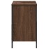 Mueble de baño con lavabo y cajones roble marrón 60x34,5x60