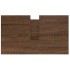 Mueble de baño con lavabo y cajones roble marrón 60x34,5x60