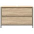 Mueble de baño con lavabo y cajones roble Sonoma 90x34,5x60