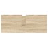 Mueble de baño con lavabo y cajones roble Sonoma 90x34,5x60