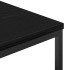 Mueble de baño con estantes roble negro 76,5x35x95