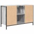 Mueble de lavabo con cajones gris Sonoma 90x34,5x60