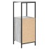 Mueble de baño con estantes gris Sonoma 36x35x95