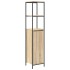 Mueble de baño con estantes roble Sonoma 36x35x165