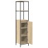 Mueble de baño con estantes roble Sonoma 36x35x165