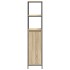 Mueble de baño con estantes roble Sonoma 36x35x165