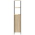 Mueble de baño con estantes roble Sonoma 36x35x165