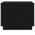Mesa de centro con luces LED roble negro 50x50x40