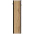 Mueble de baño con espejo de roble artesanal 60x16x60