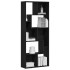 Estantería de madera de roble negro 67x24x161
