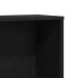 Estantería de madera de roble negro 67x24x161