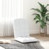 Silla de suelo plegable de tela blanca 71x51x62