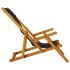 Silla de playa plegable con reposabrazos