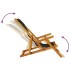 Silla de playa plegable con reposabrazos