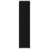Estantería de madera de ingeniería roble negro 50x25x104