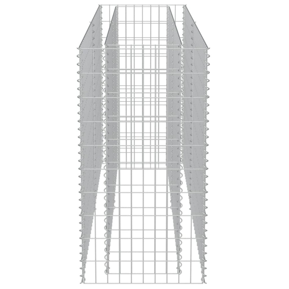 Arriate de gaviones de acero 180x50x100