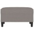 Reposapiés de tela gris taupe 70x55x41
