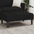 Reposapiés de tela negro 77x55x31