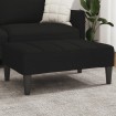 Reposapiés de tela negro 77x55x31 cm
