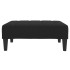 Reposapiés de tela negro 77x55x31