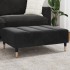 Reposapiés de terciopelo negro 77x55x31