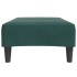 Reposapiés de terciopelo verde oscuro 77x55x31