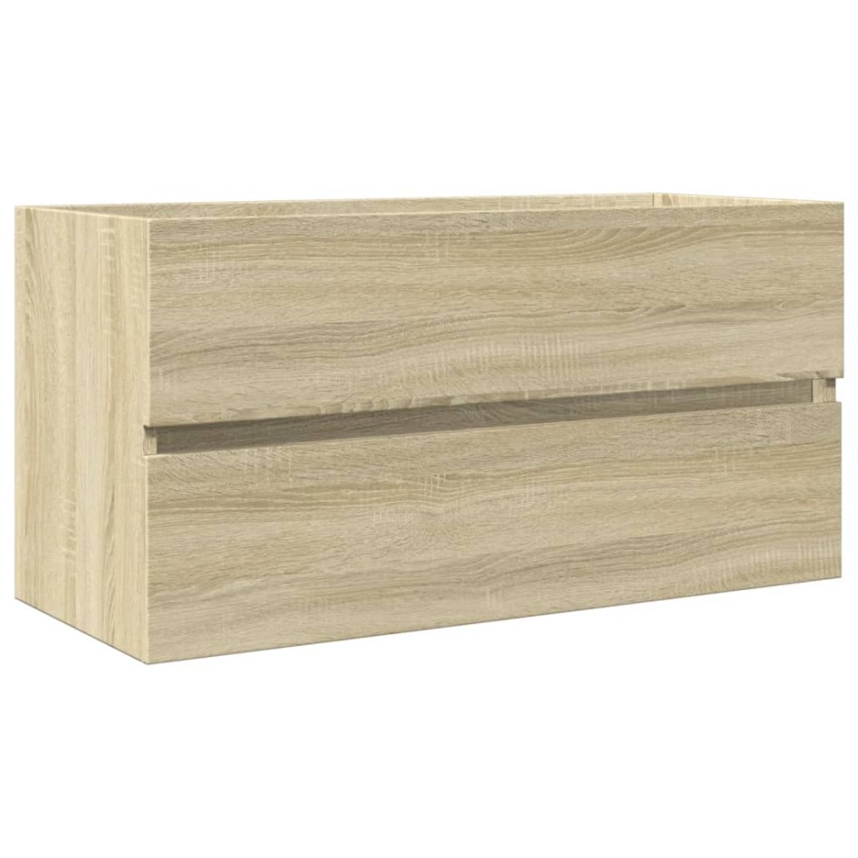 Armario lavabo madera contrachapada roble Sonoma 90x38,5x45