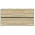 Armario lavabo madera contrachapada roble Sonoma 90x38,5x45